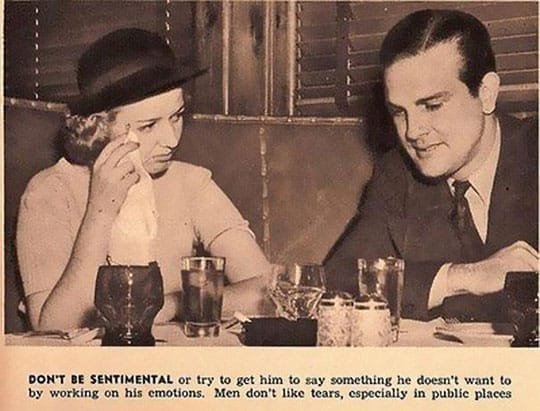 Ne soyez pas sentimental