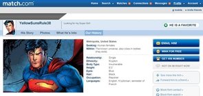 Fotografie unikátního online seznamovacího profilu