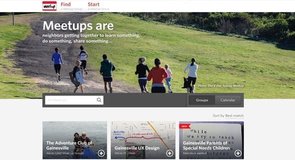 Snímek obrazovky z Meetup.com