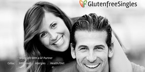 Captura de pantalla de la página de inicio de GlutenFreeSingles.com