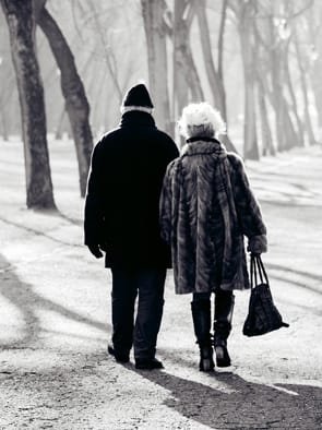 Foto de una pareja de ancianos