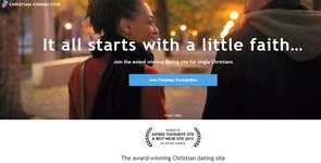 Screenshot der Homepage von Christian Connection