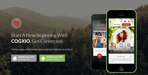 Screenshot der Cogxio-Homepage