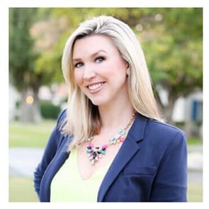 Foto de la directora ejecutiva de It's Just Lunch, Melissa Brown