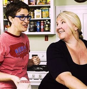 Photo de Rachel Maddow et Susan Mikula
