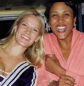 Photo de Robin Roberts et de sa femme, Amber Laign