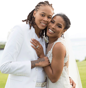 Photo de Seimone Augustus et Michelle LaTaya Varner 
