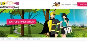 Screenshot der Seite mit Erfolgsgeschichten bei UniformDating.com