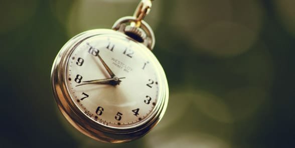 Photo d'une horloge