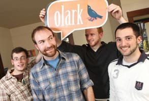 Foto de los cofundadores de Olark