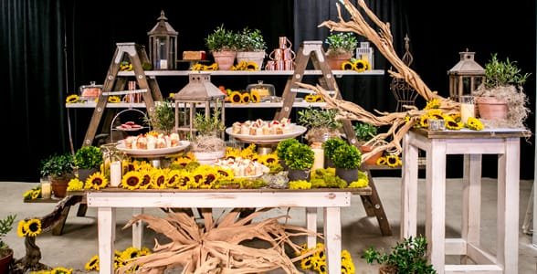 Foto de la decoración del evento BizBash