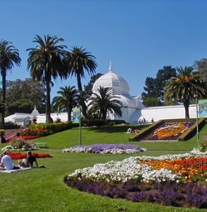 Photo du Conservatoire des Fleurs et du Golden Gate Park