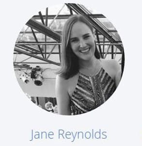 Foto van Jane Reynolds, Senior Editor voor OkCupid