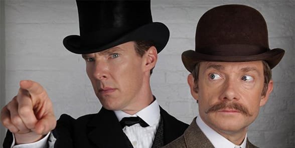 Foto von Sherlock und Watson