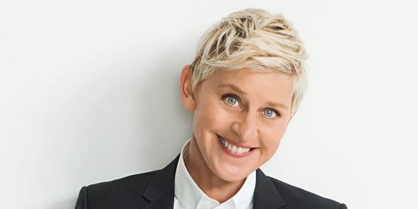 Photo d'Ellen Degeneres, comédienne et lesbienne