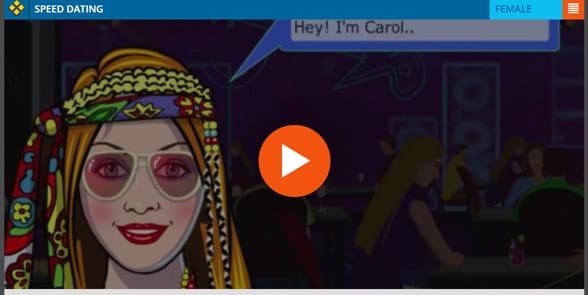Capture d'écran d'un jeu Speed Dating