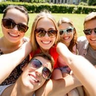 Foto de una selfie grupal