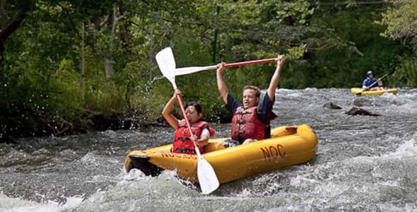 Photo de rafting sur la rivière Nantahala
