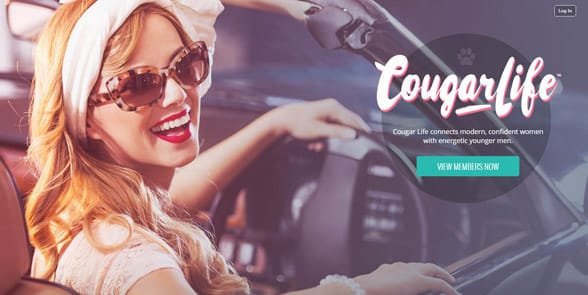Schermata della homepage di Cougar Life
