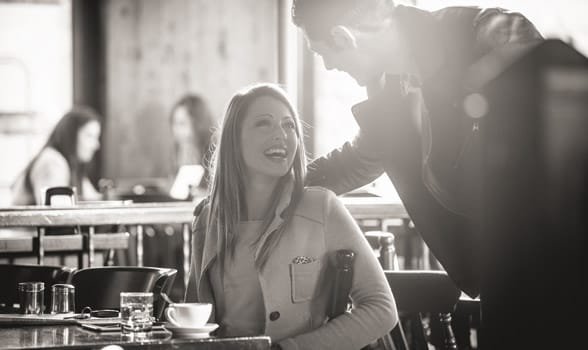 Foto von einem Paartreffen für ein Date