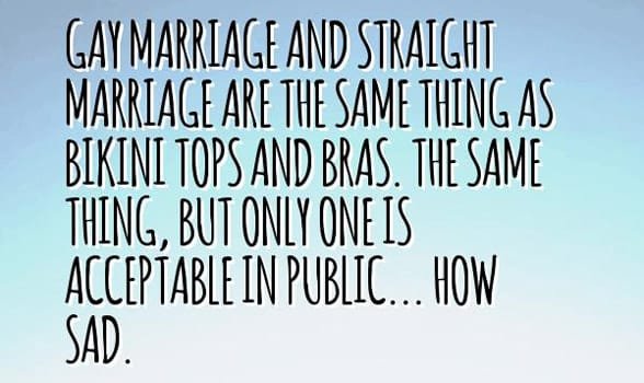 Photo d'une citation d'amour gay