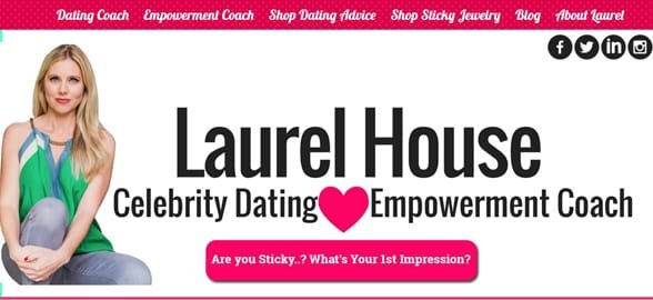 Screenshot der Homepage von Laurel House