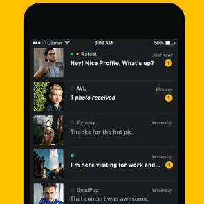Photo de l'application Grindr