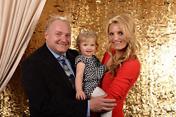 Photo de Rodney, Jitka et leur fille