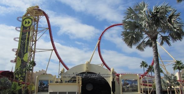 Foto der Rip Ride Rockit Achterbahn bei Universal Orlando