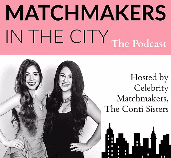 Photo du logo du podcast Matchmakers in the City et Alessandra et Cristina Conti