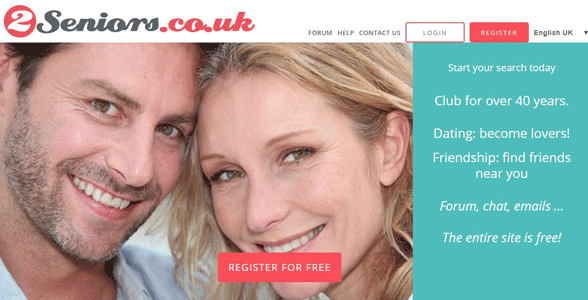 Screenshot der Homepage von 2Seniors.co.uk
