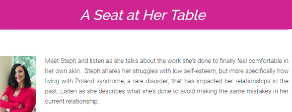 Screenshot aus Melanis Blog
