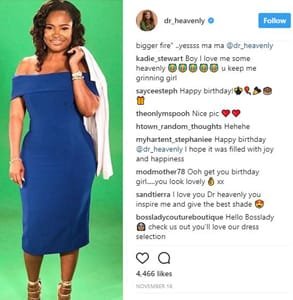 Screenshot dalla pagina Instagram del Dr. Heavenly