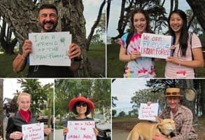 Foto dei volontari di Friends of the Urban Forest
