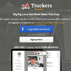 Trucker in der Nähe