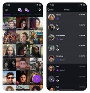 Screenshots von Wapas App