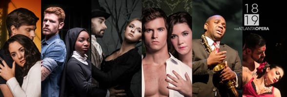 Atlanta Opera'nın web sitesinden ekran görüntüsü