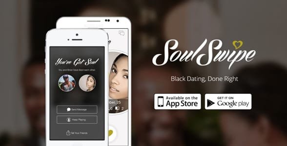 Screenshot der Landingpage von SoulSwipe