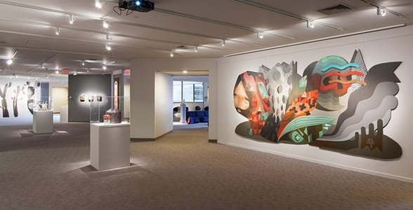 Foto del espacio de la galería en el Centro Arvada