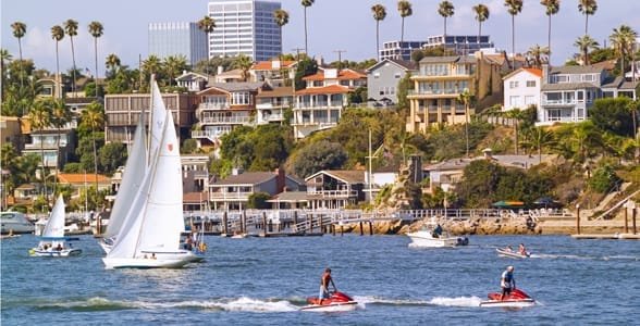 Foto del porto di Newport