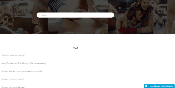 Christian Mingle Bize Ulaşın sayfasının ekran görüntüsü