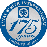 Photo du logo du 175e anniversaire du B'nai B'rith