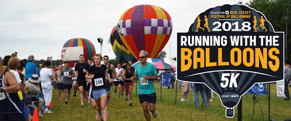 Screenshot von Running With the Balloons 5K-Poster