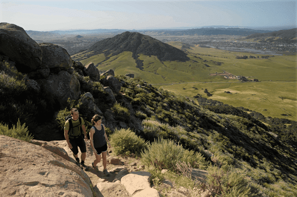 Foto eines Bergpfades in der Nähe von San Luis Obispo, Kalifornien