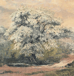 Appelbloesems in Olana geschilderd door Frederic Edwin Church