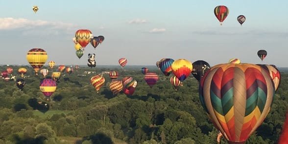 Foto vom Ballonfestival