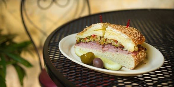 Photo de la muffuletta de la Maison Napoléon
