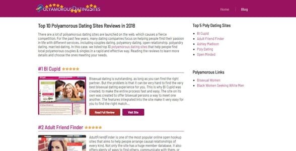 Captura de pantalla de PolyamorousDatingSites.com
