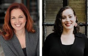 Chamin Ajjan Therapeuten, von links, Amy Mazur und Kate Klein