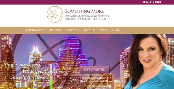 Capture d'écran du site Web de Something More